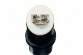 Gents 14k two tone diamond wedding band about .50ctw