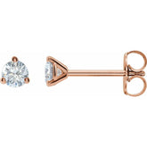 14K Rose Gold 1/2 CTW Lab-Grown Diamond Stud Earrings