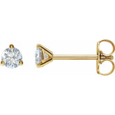 14K Yellow Gold 1/4 CTW Lab-Grown Diamond Stud Earrings