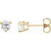 14K Yellow Gold 3/4 CTW Lab-Grown Diamond Earrings