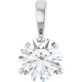 Platinum 1 CT Lab-Grown Diamond Pendant