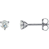 18K White Gold 1/3 CTW Natural Diamond Stud Earrings