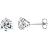 Platinum 2 CTW Natural Diamond Stud Earrings