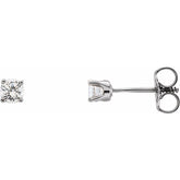 14K White Gold 1/5 CTW Natural Diamond Youth Earrings