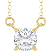 14K Yellow Gold 3/4 CT Lab-Grown Diamond 18" Necklace