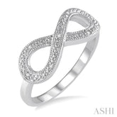 1/50 Ctw Single Cut Diamond Fashion Ring in Sterling Silver