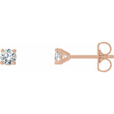 14K Rose Gold 1/5 CTW Natural Diamond Cocktail-Style Earrings