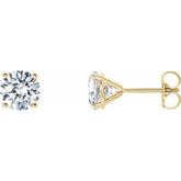 14K Yellow Gold 3/4 CTW Natural Diamond Cocktail-Style Earrings
