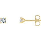 14K Yellow Gold 1/8 CTW Lab-Grown Diamond Stud Earrings