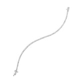 14Kt White Gold Diamond 3Ctw Bracelet