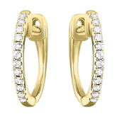 10Kt Yellow Gold Diamond 1/10Ctw Earring