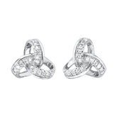 10Kt White Gold Diamond 1/10Ctw Earring