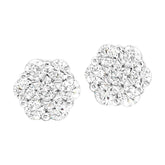 14Kt White Gold Diamond 1/2Ctw Earring