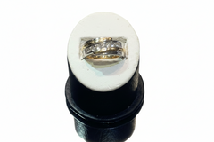 Gents 14k two tone diamond wedding band about .50ctw