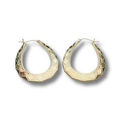 New Orleans oval hoops 1.25in size