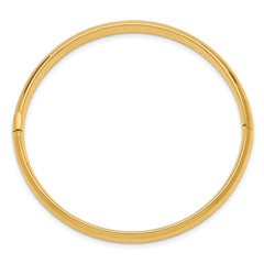 14k 3/16 Polished 5mm Hinged Baby Bangle