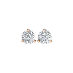 14K Rose Gold 2 CTW Natural Diamond Stud Earrings
