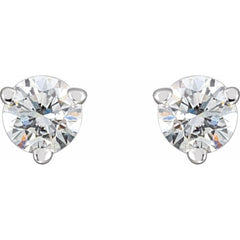 14K White Gold 1/4 CTW Natural Diamond Earrings