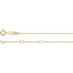 14K Yellow Gold Natural Peridot Bezel-Set Solitaire 6 1/2-7 1/2" Bracelet