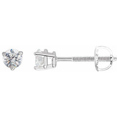 14K White Gold 1/3 CTW Natural Diamond Earrings