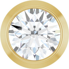 14K Yellow Gold 1/6 CTW Lab-Grown Diamond Slide Pendant