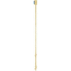 14K Yellow Gold Natural Blue Sapphire 6 1/2-7 1/2" Bracelet