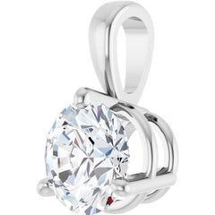 Platinum 1/2 CT Lab-Grown Diamond Pendant