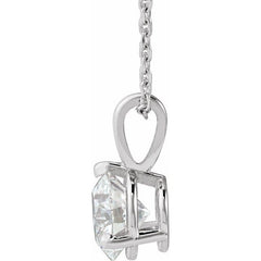 Platinum 1 CTW Lab-Grown Diamond 18" Necklace