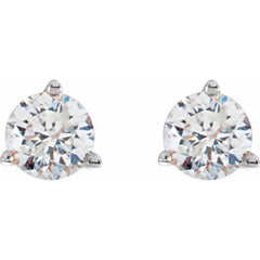 18K White Gold 1/3 CTW Natural Diamond Stud Earrings
