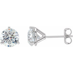 Platinum 1 1/2 CTW Natural Diamond Stud Earrings