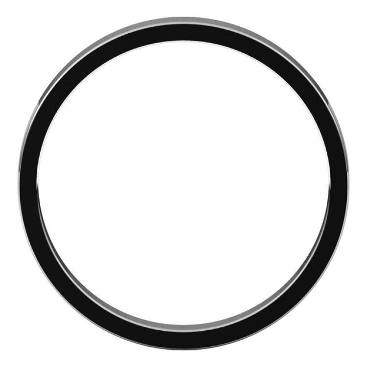 14K White Gold 2.5 mm Flat Band Size 5.5