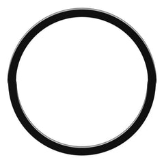 10K White Gold 1 mm Flat Band Size 10