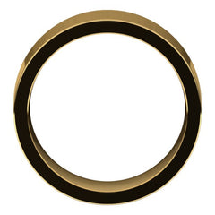 14K Yellow Gold 8 mm Comfort-Fit Flat Band Size 9