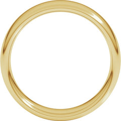 10K Yellow Gold 6 mm Comfort-Fit European-Style Band Size 12