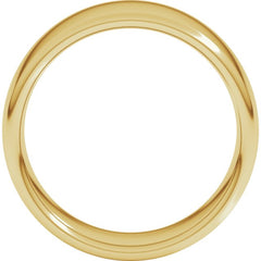 10K Yellow Gold 8 mm Comfort-Fit European-Style Band Size 12