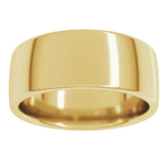 10K Yellow Gold 8 mm Comfort-Fit European-Style Band Size 12