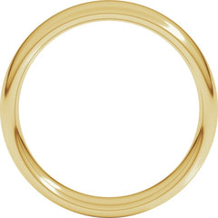 10K Yellow Gold 5 mm Comfort-Fit European-Style Band Size 8
