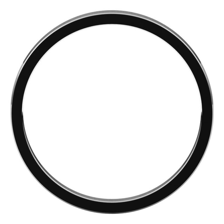 14K White Gold 2 mm Flat Band Size 5