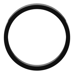 10K White Gold 3.5 mm Flat Band Size 6.5