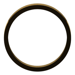 14K Yellow Gold 3.5 mm Flat Band Size 7