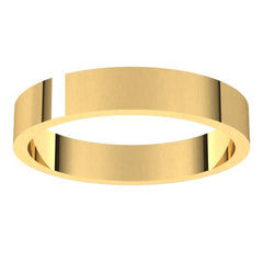 14K Yellow Gold 3.5 mm Flat Band Size 7