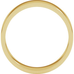 18K Yellow Gold 5 mm Flat Band Size 9
