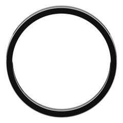 14K White Gold 2.5 mm Flat Band Size 10
