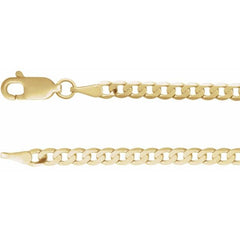 14K Yellow Gold .07 CT Natural Diamond Link 7" Bracelet