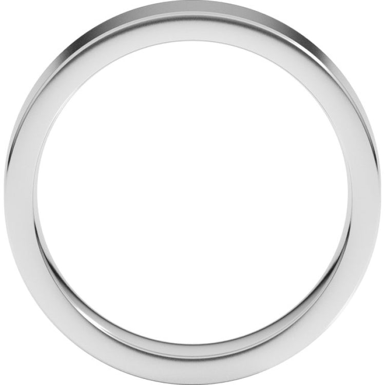 Platinum 5 mm Comfort-Fit Flat Band Size 9