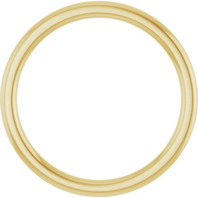 14K Yellow Gold 1.5 mm Comfort-Fit European-Style Band Size 4.5