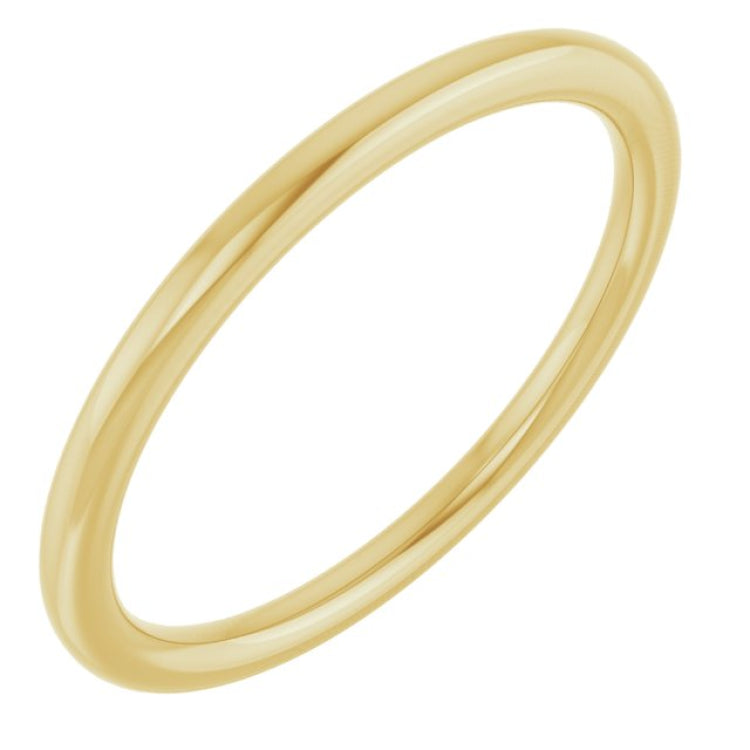 10K Yellow Gold 1.5 mm Comfort-Fit European-Style Band Size 7