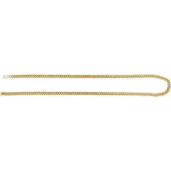 14K Yellow Gold-Filled 4.8 mm Curb 20" Chain