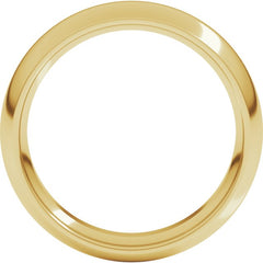 10K Yellow Gold 5.5 mm Comfort-Fit Half Round Band Size 6.5