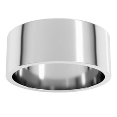 Palladium 8 mm Flat Band Size 8